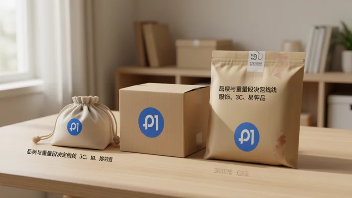 不同品类重量段对应的包裹实物