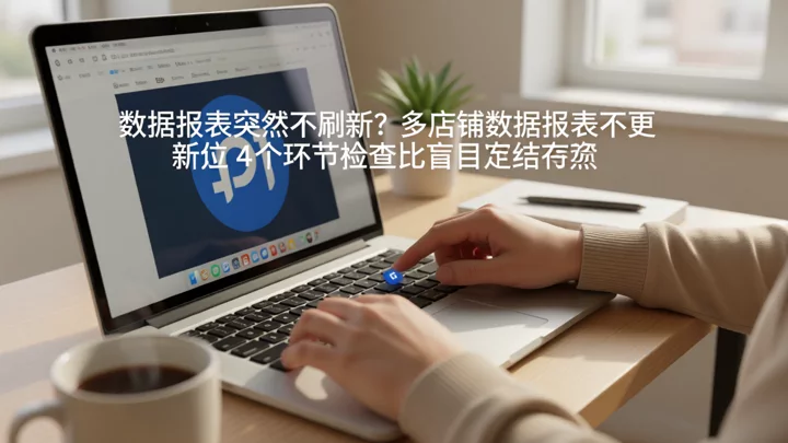 營運人員面對多平台數據儀表板準備刷新排查