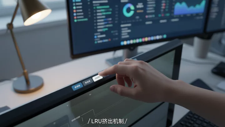 手悬停在五个浏览器标签上方,示意多标签共享存储配额的压力
