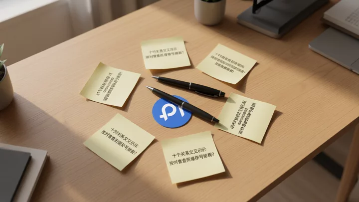 五个账号之间的交叉信号关系示意