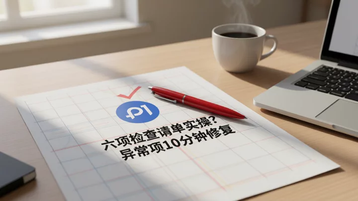 六项排查清单的逐项填写与异常标记