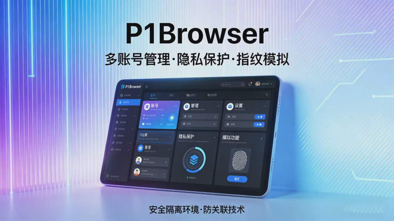 批量運營提效_3_倍:P1Browser_以環境隔離_+_審計追溯,實現合規規模化增長 圖1 批量運營提效_3_倍:P1Browser_以環境隔離_+_審計追溯,實現合規規模化增長 圖1