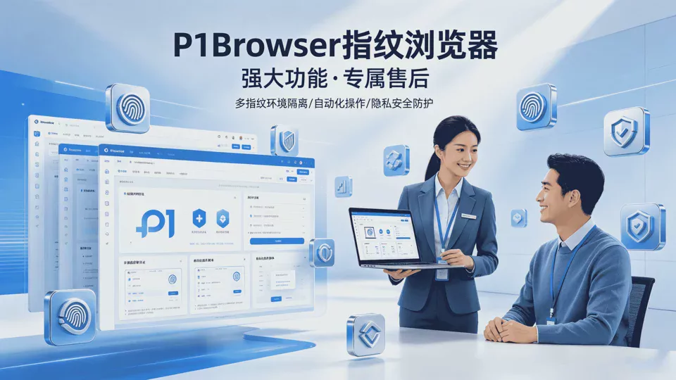 2026 頂配 P1Browser 指紋瀏覽器,功能全面實力拉滿,一對一專屬售後服務