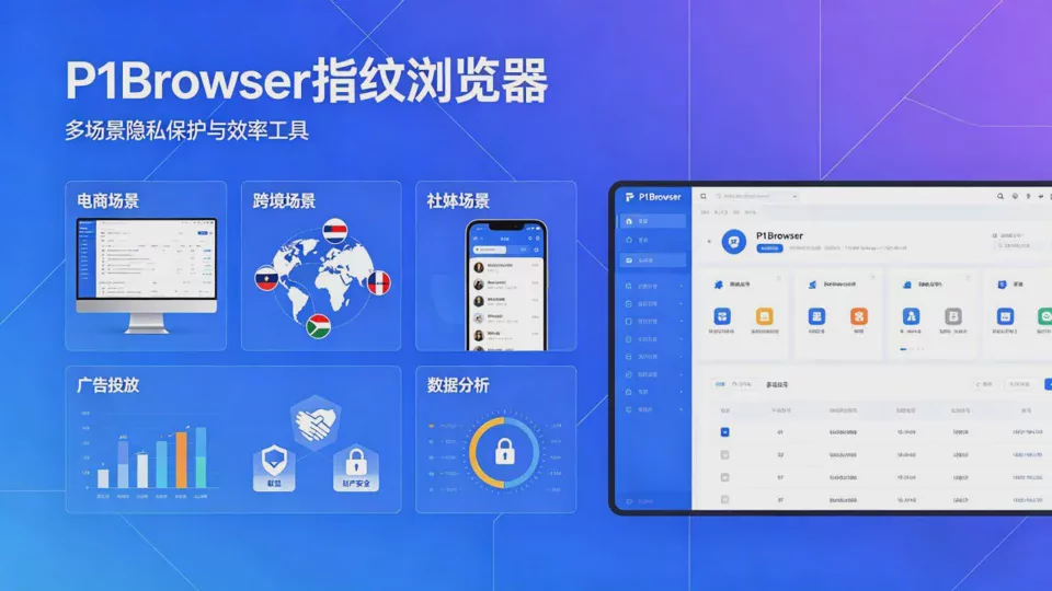 A New Height for Fingerprint Engines | P1Browser Gives Every Account an Independent Identity