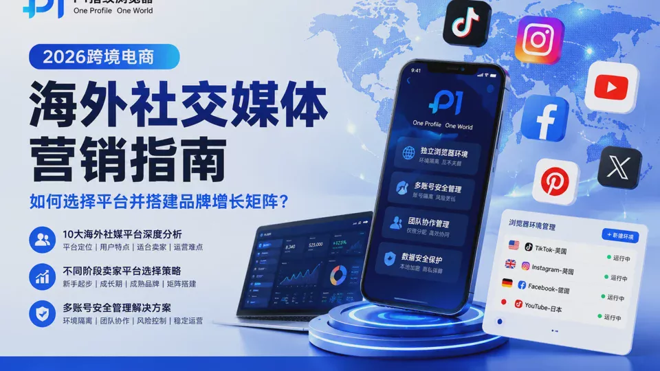 2026 Cross-Border E-Commerce Overseas Social Media Marketing Guide: How to Choose Platforms and Build a Brand Growth Matrix?