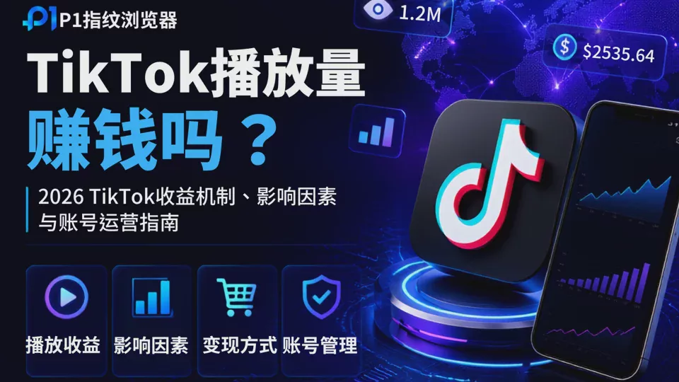 Can You Make Money from TikTok Views? 2026 TikTok Revenue Mechanism, Influencing Factors, and Account Operations Guide