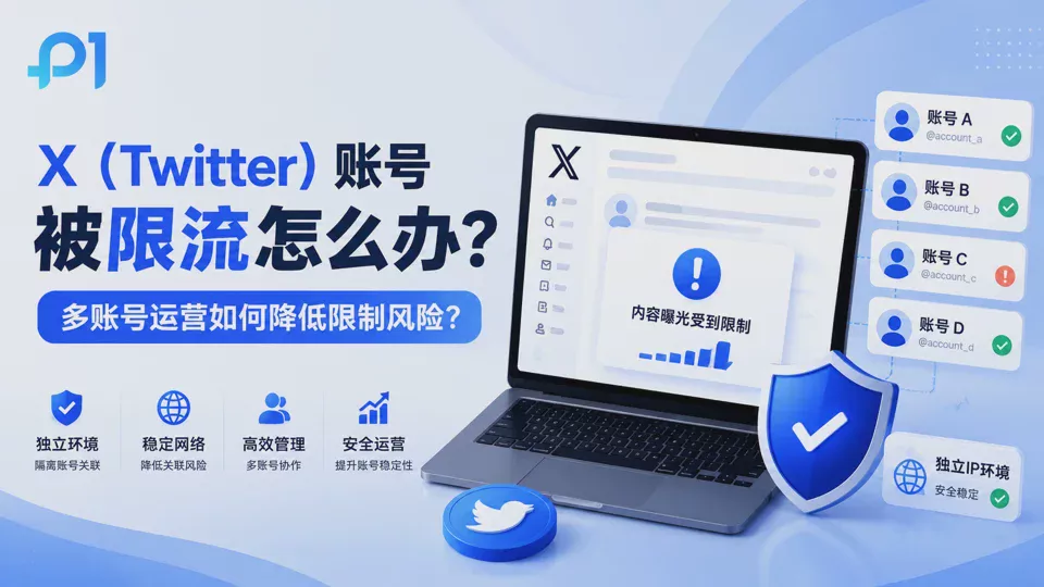 What Should You Do If Your X (Twitter) Account Is Throttled? How Can Multi-Account Operations Reduce Account Restriction Risks?