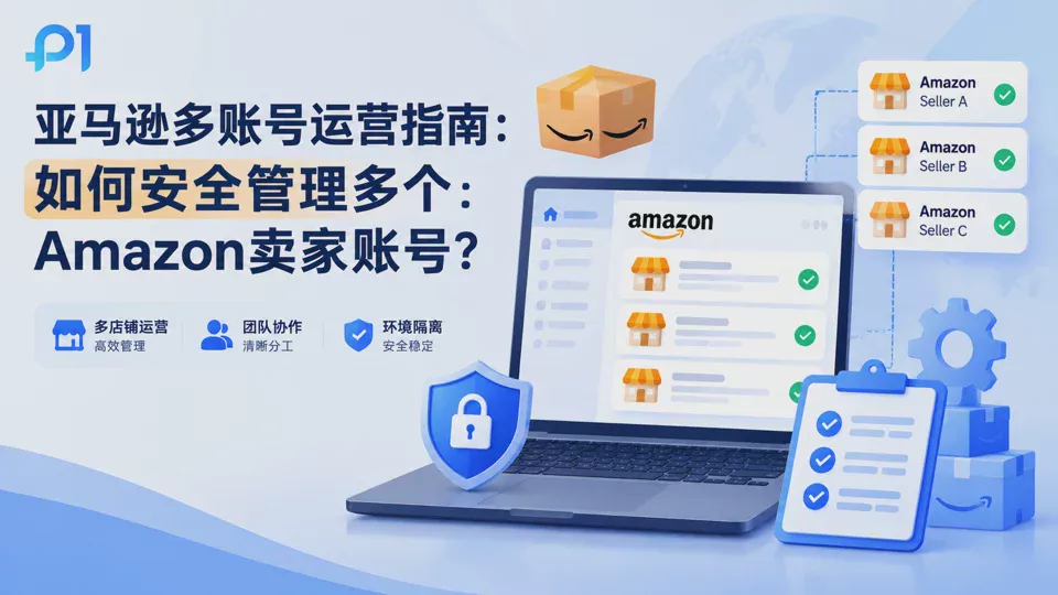 Amazon Multi-Account Operation Guide: How to Safely Manage Multiple Amazon Seller Accounts?