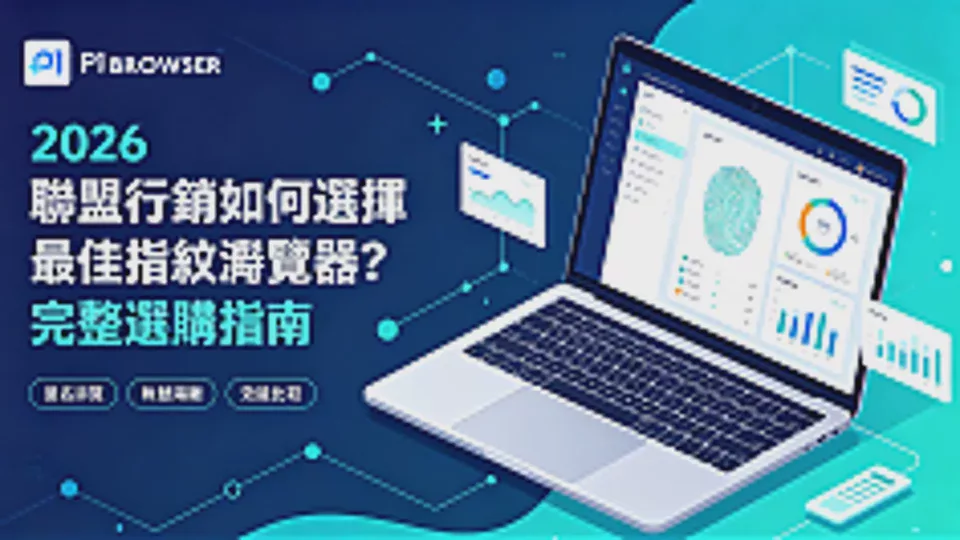 2026 聯盟行銷如何選擇最佳指紋瀏覽器?完整選購指南