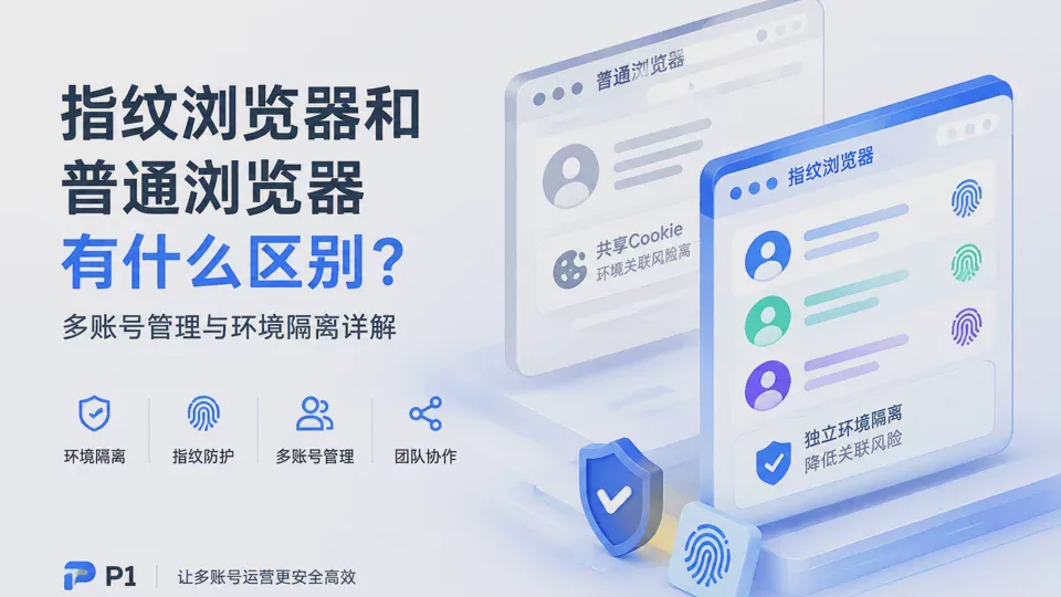 What Is the Difference Between a Fingerprint Browser and a Regular Browser? A Detailed Guide to Multi-Account Management and Environment Isolation