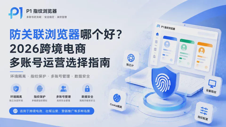 Which Anti-Detection Browser Is Best? A 2026 Guide to Choosing the Right Solution for Multi-Account Cross-Border E-Commerce Operations